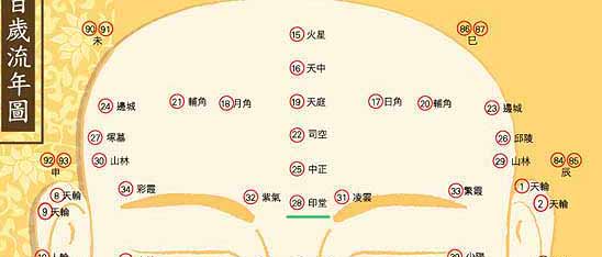 百岁流年图