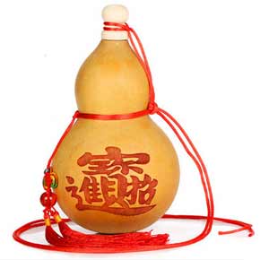 天然开口烙画葫芦 天然开口烙画葫芦